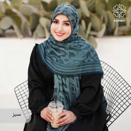 روسری نخ ابریشم گلنار