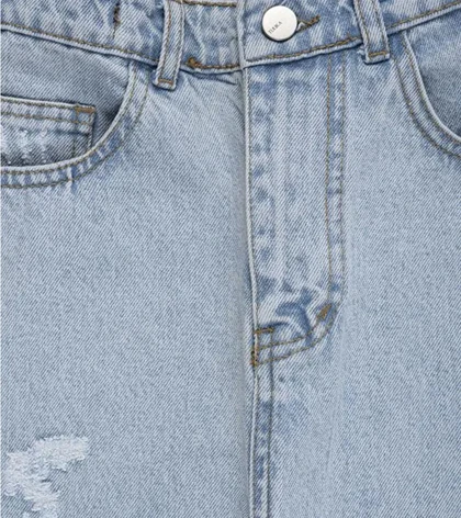 دامن جین پشت کش