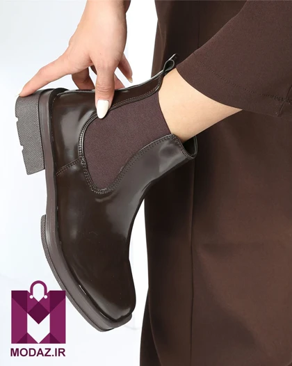 نیم بوت زنانه زمستانه ورنی BOOT LEVOME