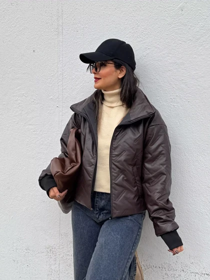 کاپشن چرم تیلور Teylor