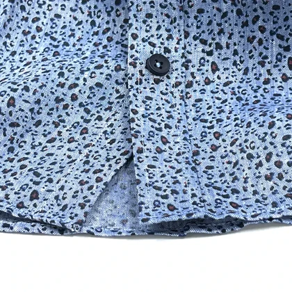 پیراهن لینن طرحدار 0266105c-10