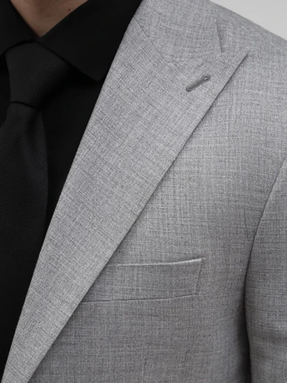 کت طوسی دو دکمه کدc235