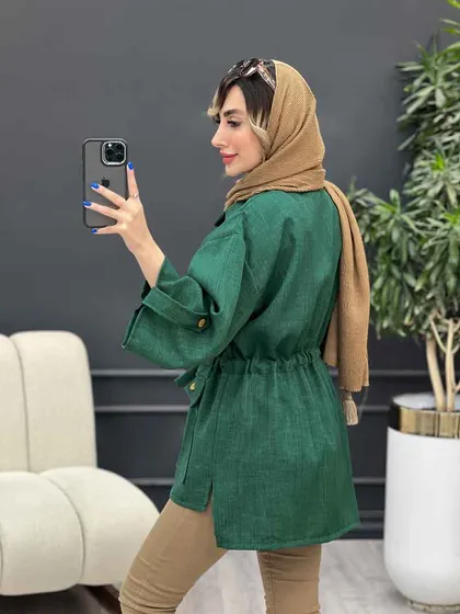 مانتو کمر گت بغل چاک