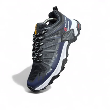 کتانی روزمره و طبیعتگردی سالامون مشکی سورمه ای