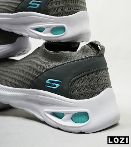 کفش کتانی طبی ورزشی خاکستری SKECHERS GoWalk 5 V2