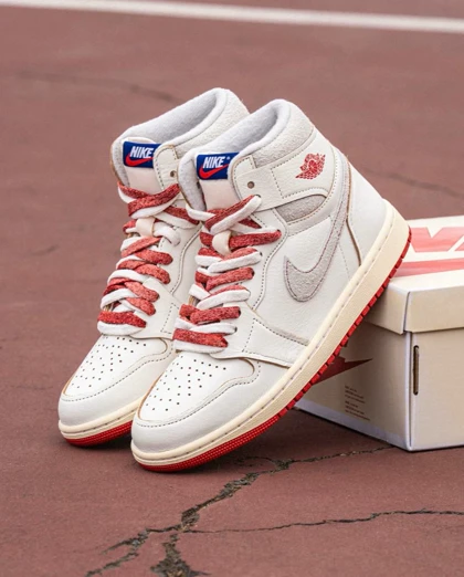 کتانی ویتنامی نایکی ایر جردن وان ساق‌دار ریر ایر سینابار Nike Air Jordan 1 High OG Rare Air Cinnabar