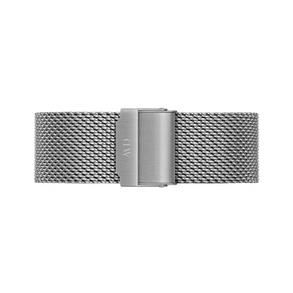 ساعت مردانه دنیل ولینگتون بند حصیری نقره‌ای مدل DW-4695-G