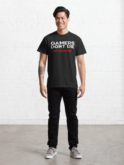 تیشرت طرح Gamers Don't Die کد 11277