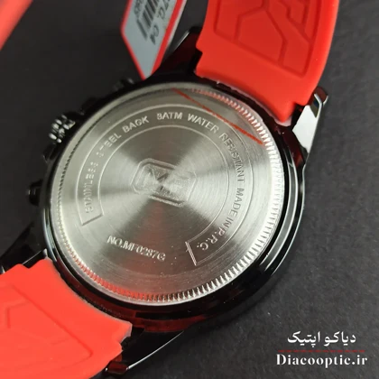 ساعت مچی مردانه اورجینال موتور ژاپن برند مینی فوکوس سه موتور مدل Mf0287G.04 بند رابر