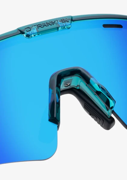 عینک آفتابی دی فرانکلین مدل D.franklin Thunder Fifty Low Teal / Mirror Blue