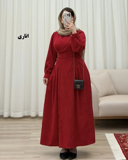 مانتو بلند کبریتی مدل یاسمن