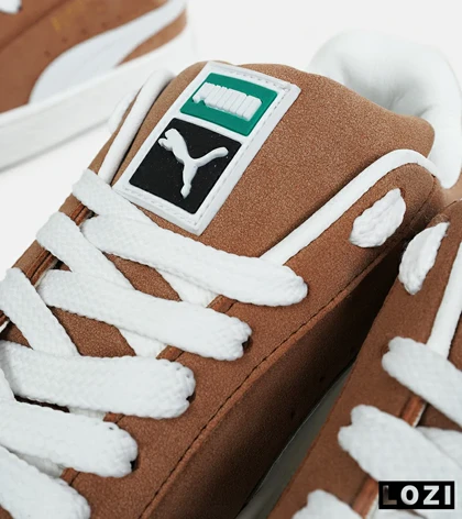 کفش کتانی ورزشی قهوه ای مردانه و زنانه PUMA suede XL مدل 6889