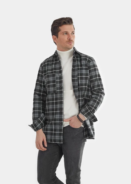 پیراهن چهارخانه Wool