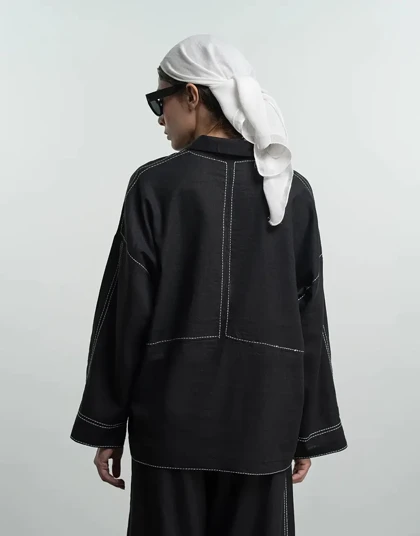 لینن دوخت تزیین دار