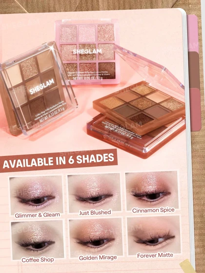 پالت سایه چشم 9 رنگ شیگلم SHEGLAM Eyeshadow Palette حجم 9.5 گرم