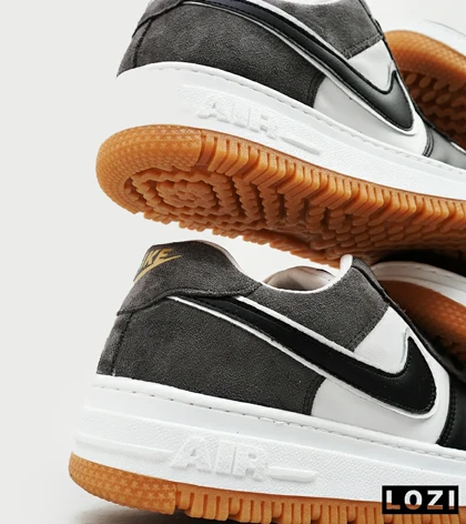 کفش کتانی مردانه و زنانه مشکی طوسی نایک NIKE AIR FORCE مدل 4191