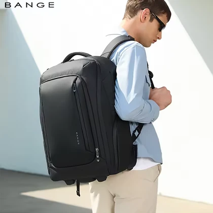 کوله پشتی مسافرتی چرخ دار 50 لیتری بنج BANGE BG-8079