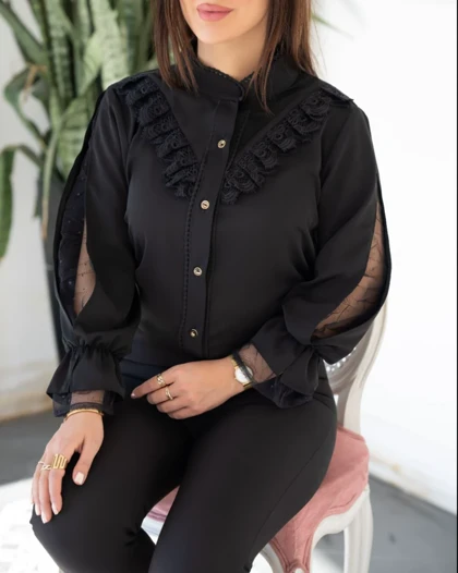 شومیز زنانه مدل هیلان کد 1541