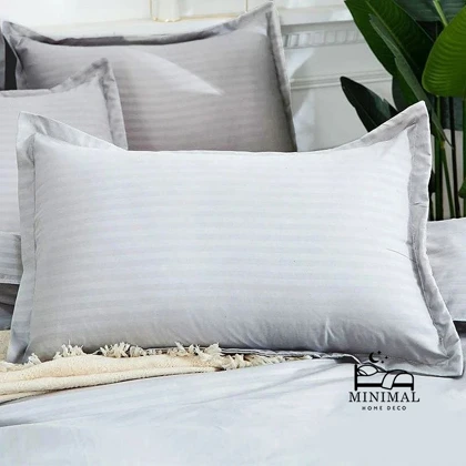 روبالشی بیسیک هتلی راه راه بسته دو عددی