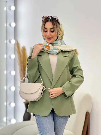 مانتو مازراتی دو دکمه بغل چاک