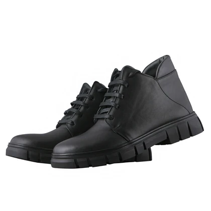 نیم بوت زنانه چرم یلسان مدل آلما کد 610-GN