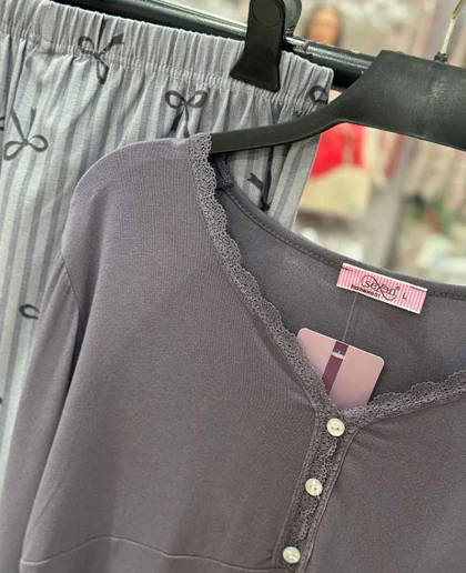 بلوز شلوار نرمال سکسن کد40190