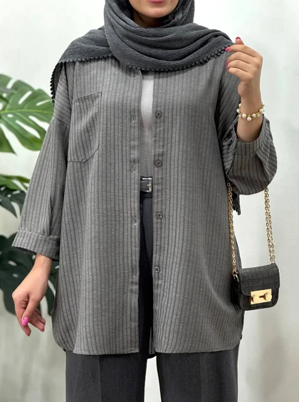 مانتو لینن طوطیا 6 کد 3628