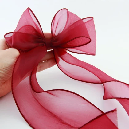 گیره مو فرانسوی مدل پاپیون حریری