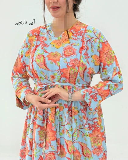 پیراهن بلند نوشین کد 1795