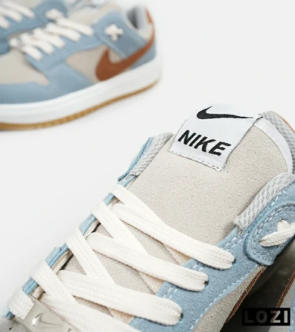 کفش کتانی مردانه طوسی آبی قهوه ای نایک NIKE SB