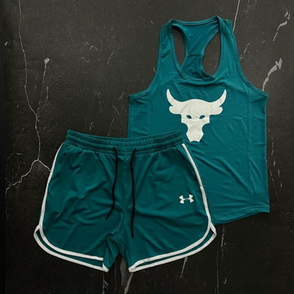 پکیج کد E869 شامل رکابی + شلوارک راک با 6 رنگ