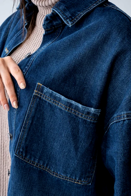 کت اف شولدر جین زنانه