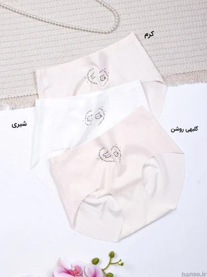 شورت زنانه لیزری سوزنی فاق بلند کد 3156