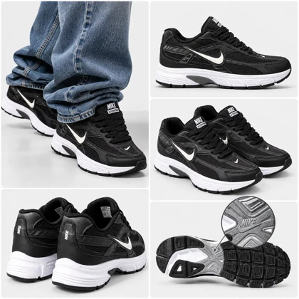 کتانی رانینگ راحتی نایک اینترناتور / NIKE INTERNATOR / رنگ مشکی سفید