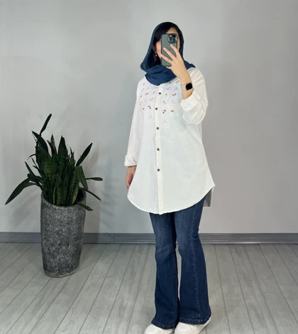 مانتو گلدوزی خوشه(ایراد دار)