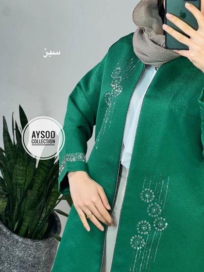 مانتو مجلسی سنگ دوزی