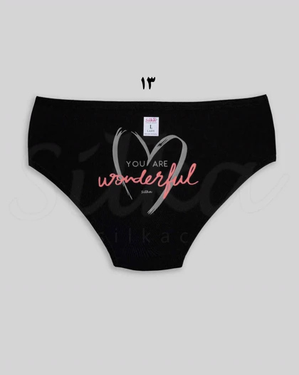 شورت پشت چاپ زنانه نخی wonder full