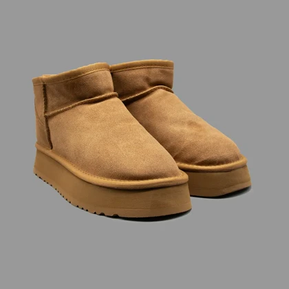 آگ کلاسیک اولترا پلتفرم فندقی Ugg Classic Ultra Platform Chestnut
