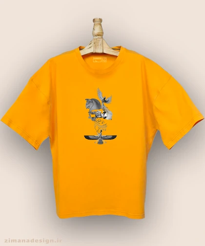 تیشرت لش مردانه و زنانه اصیل ایرانی طرح چو ایران نباشد تن من مباد کد 997