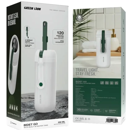 بیده شارژی مسافرتی گرین لاین Green Lion مدل GPB_10 ضدآب