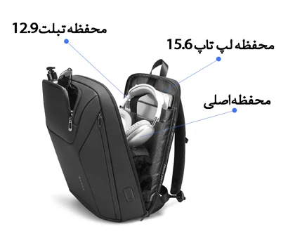 کیف کوله پشتی لپ تاپ 15.6 اینچ اورجینال بنج BANGE 7802