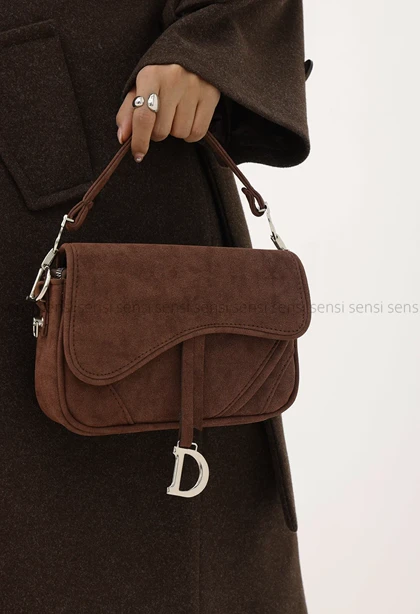 کیف چرم تک دسته پلاک D کد1004677