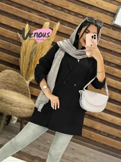 مانتو پشت ژیله جیب برعکس