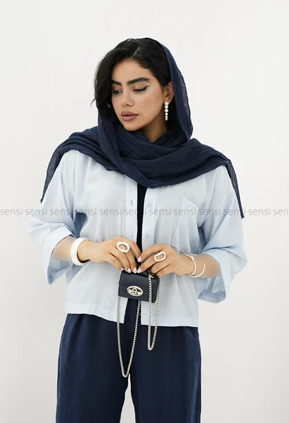 شومیز شیشه ای nrچروک کد 1006084