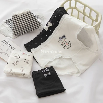 شورت سیاه سفید گربه ای 1195(سایز 38 الی 42)