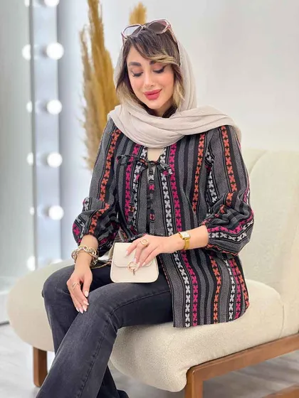 مانتو طرح سنتی شادان