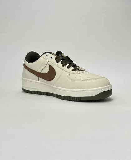 کفش روزمره نایک ایر فورس کرم سبز قهوه ای Air Force