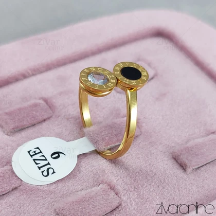 انگشتر زنانه بولگاری دورنگ 30121