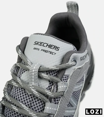 کفش کتانی طبی ورزشی طوسی SKECHERS max protect مدل 8558