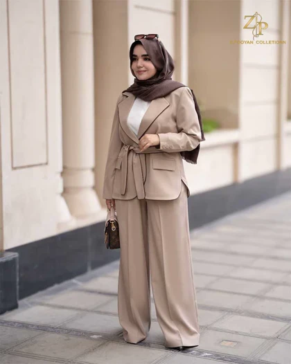 شلوار فول بگ گاباردین لوریتا